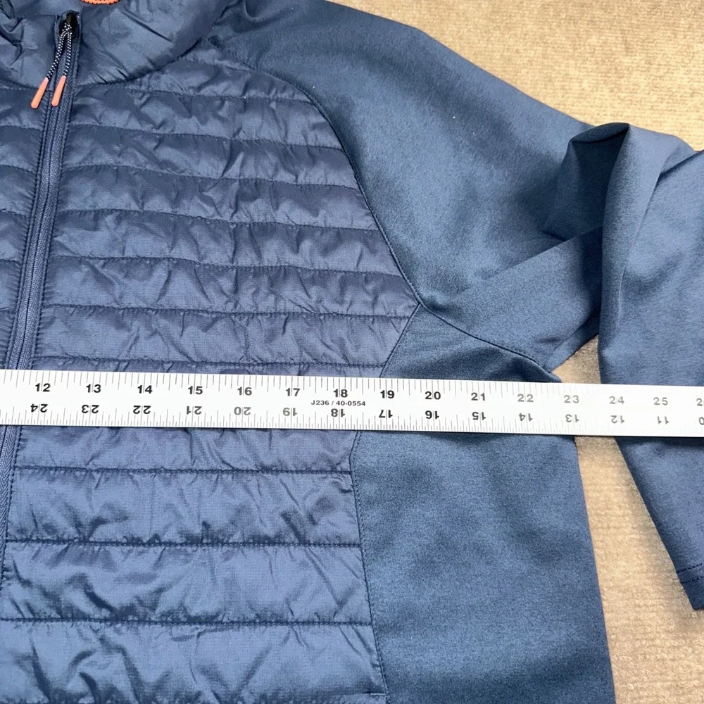 Bonobos Golf Mens Large Primaloft Hybrid Quilted Full Zip Jacket Navy Blue